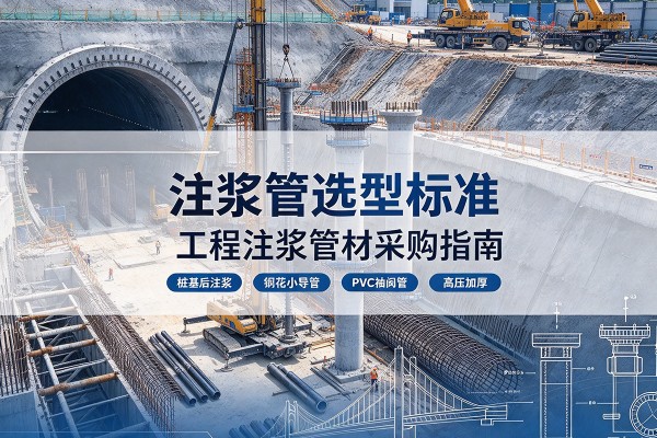 周村注浆管选型标准